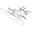 Wall Oven Control Panel Assembly (black) for Jenn-Air JJW2427IM00 - Part W11451453