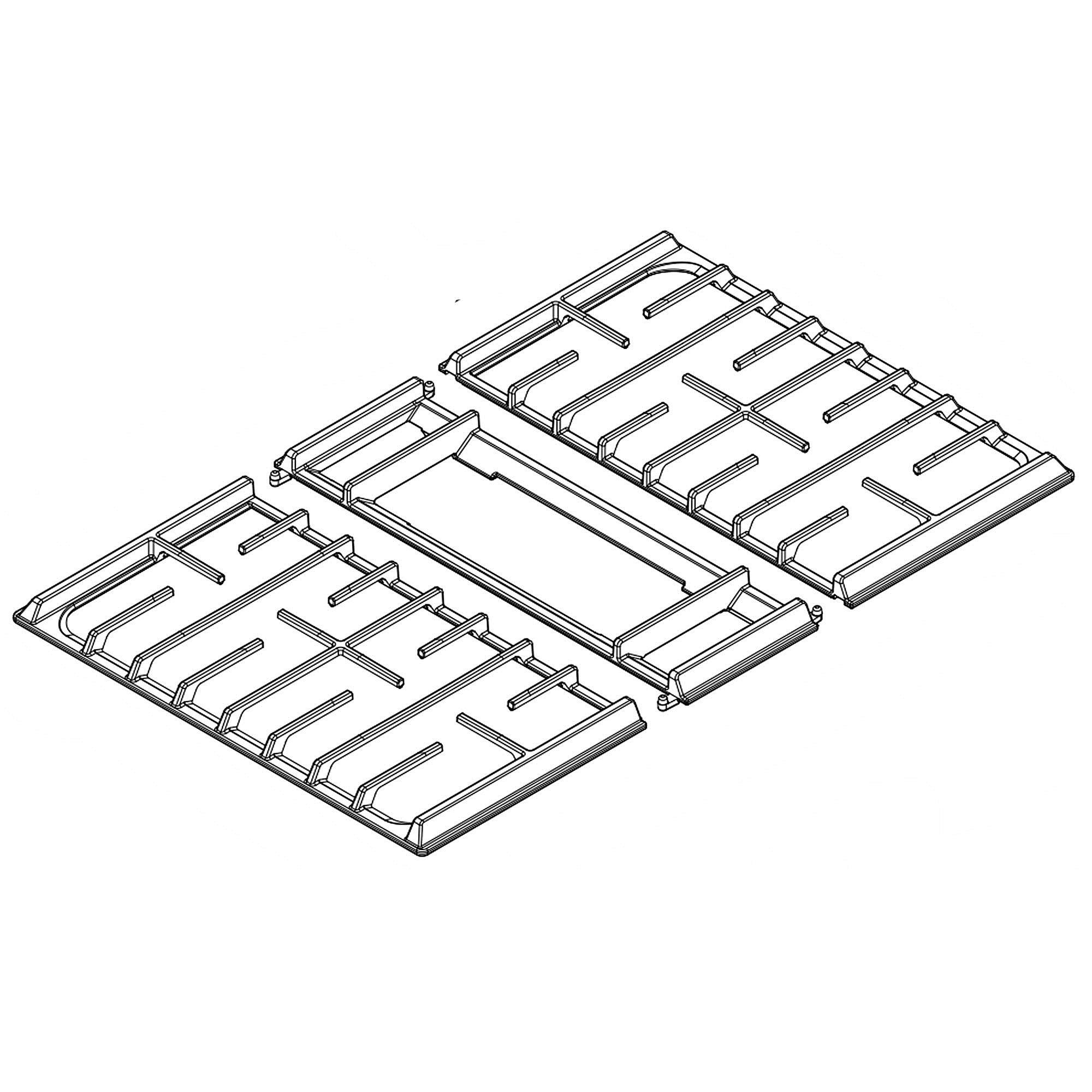 Photo of Part #w11451474, Kit-Grate, ja | 24.00 x 20.00 x 5.00 from Repair Parts Direct