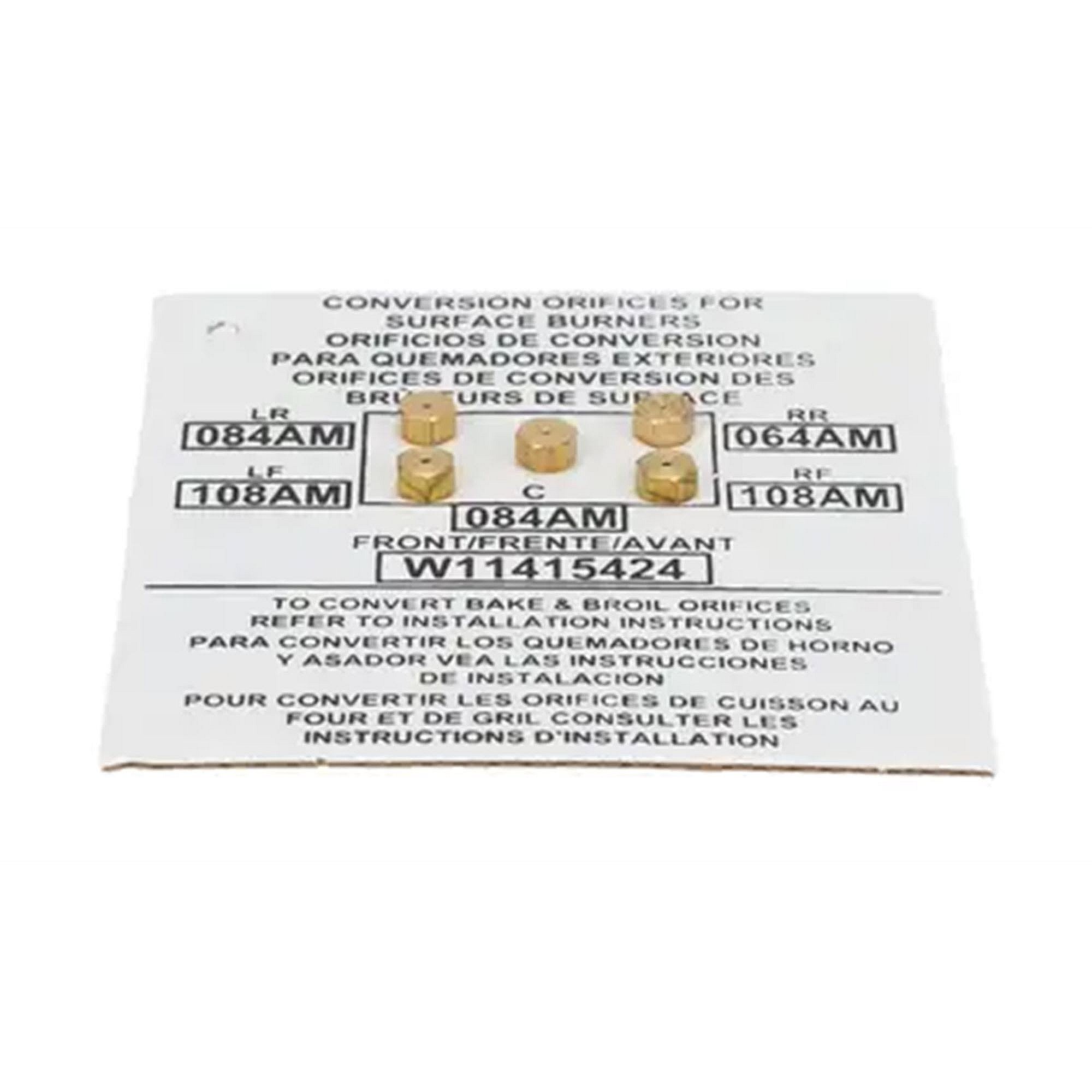 Photo of Part #w11453918, Kit-Lp, 5Brn | 4.50 x 4.50 x 0.25 from Repair Parts Direct