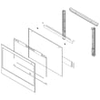 Door Assy - for Whirlpool WOC54EC7HW04 - Part W11457684