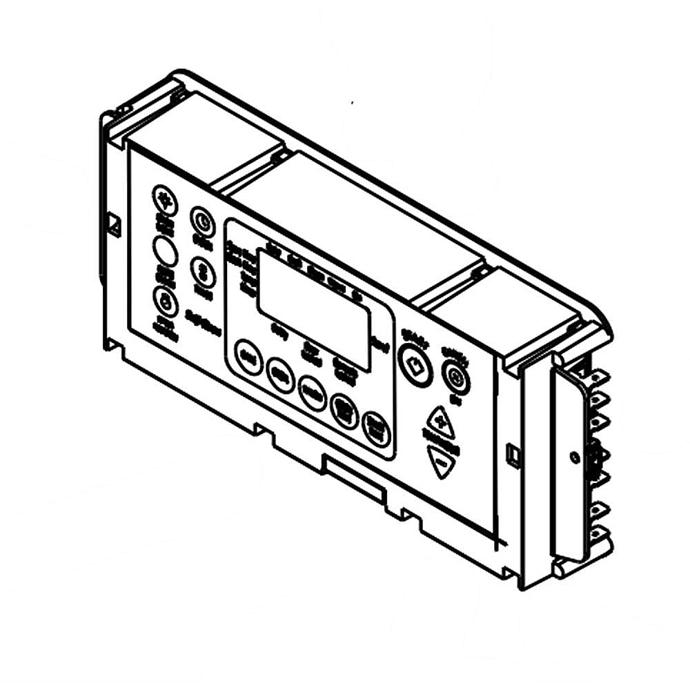 Part #w11536797, Range Oven Control Board And Clock (Replaces W11319325) / 15.25 x 7.00 x 2.75