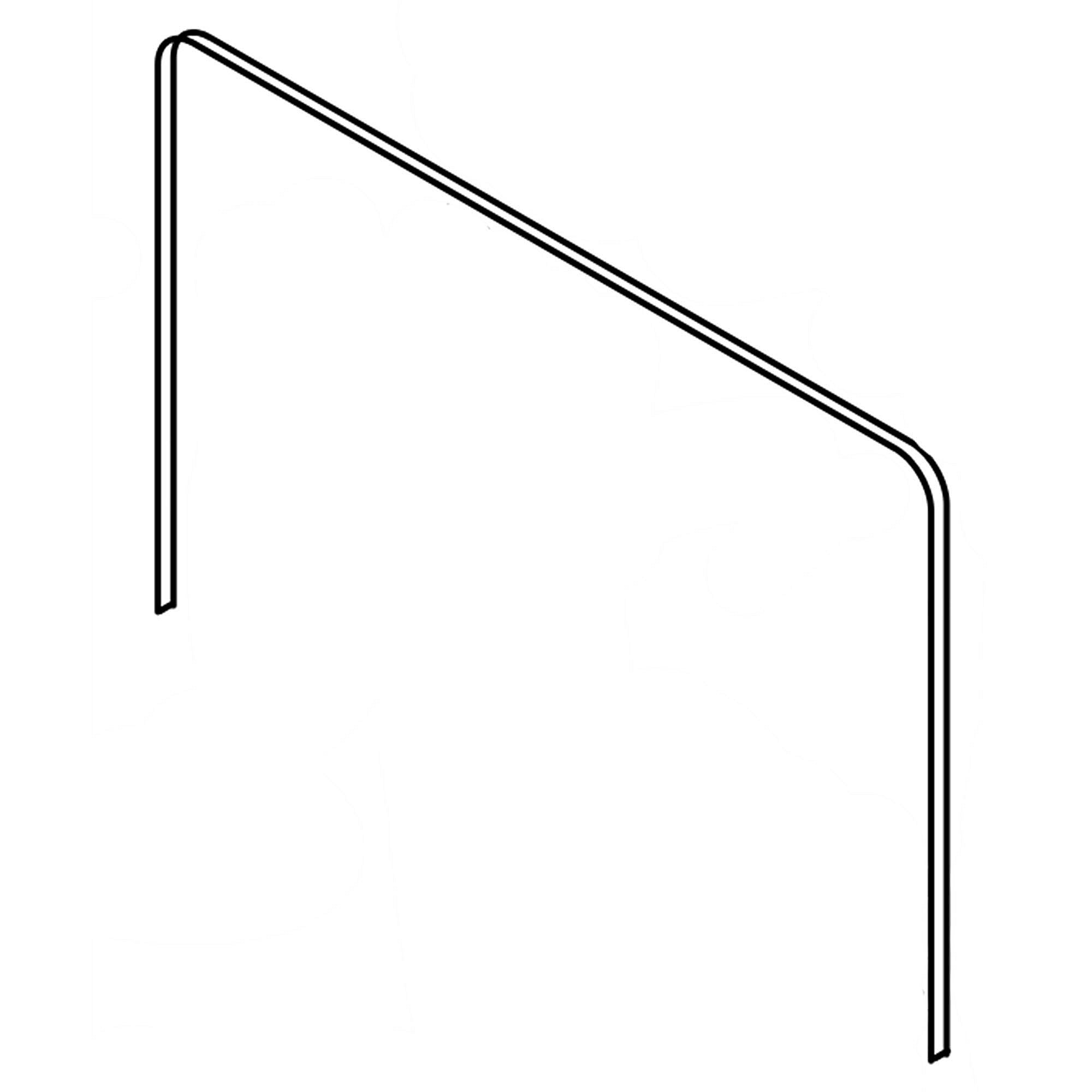 Part #w11542153, Range Oven Door Seal (Replaces W10658354, Wpw10658354) / 10.00 x 5.00 x 7.00