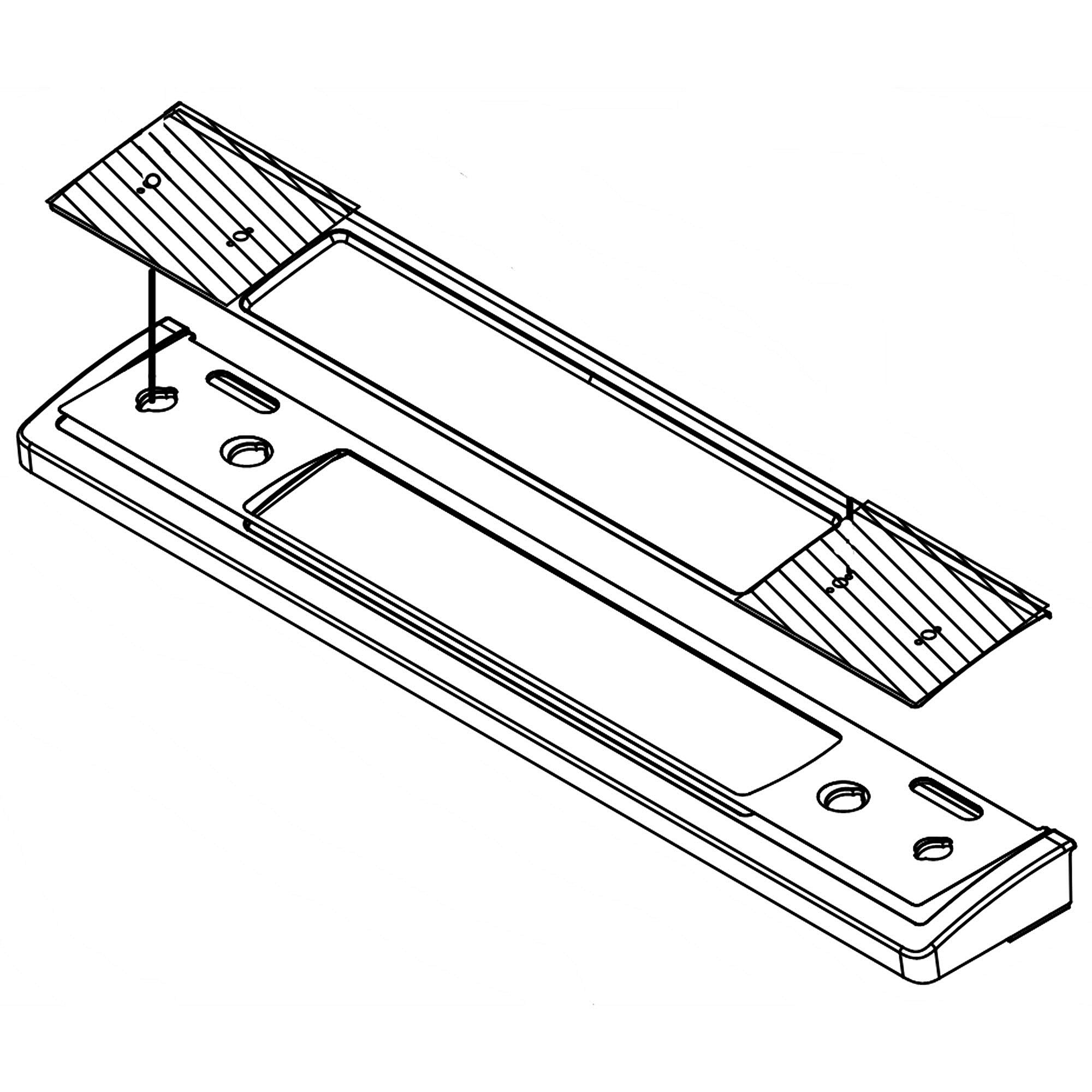 Photo of GE Part #w11542168, Ran Control Panel | 32.00 x 6.50 x 3.00 from Repair Parts Direct