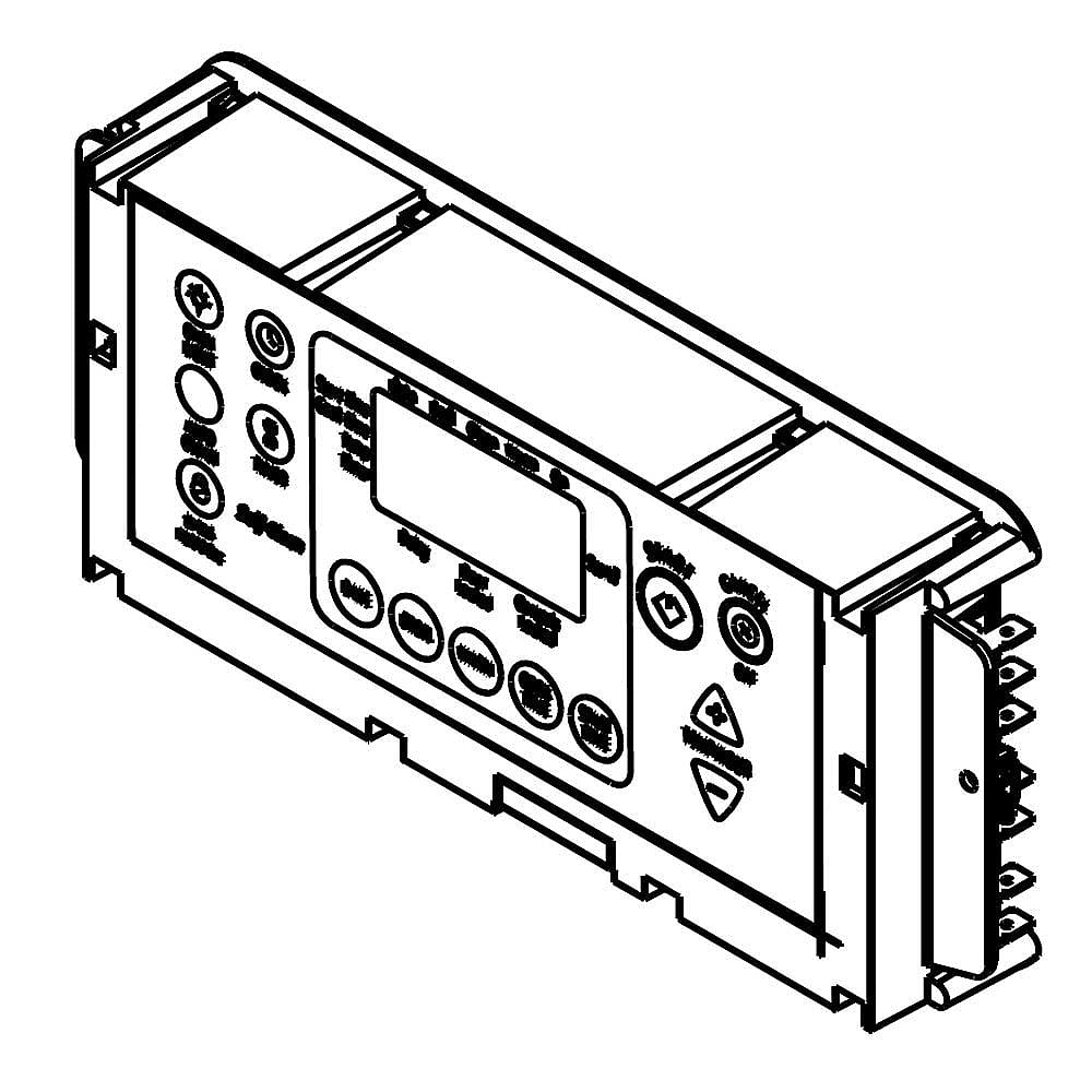Part #w11544349, Range Oven Control Board (Replaces W11256088) / 16.00 x 7.00 x 2.75