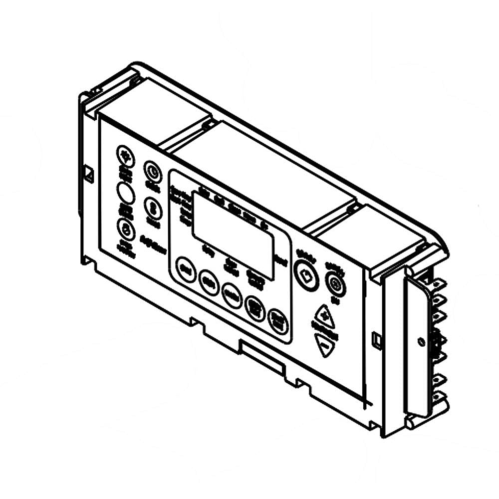 Part #w11546066, Whirlpool Range Oven Control Board (White) (Replaces W11175526) / 16.00 x 7.00 x 2.75