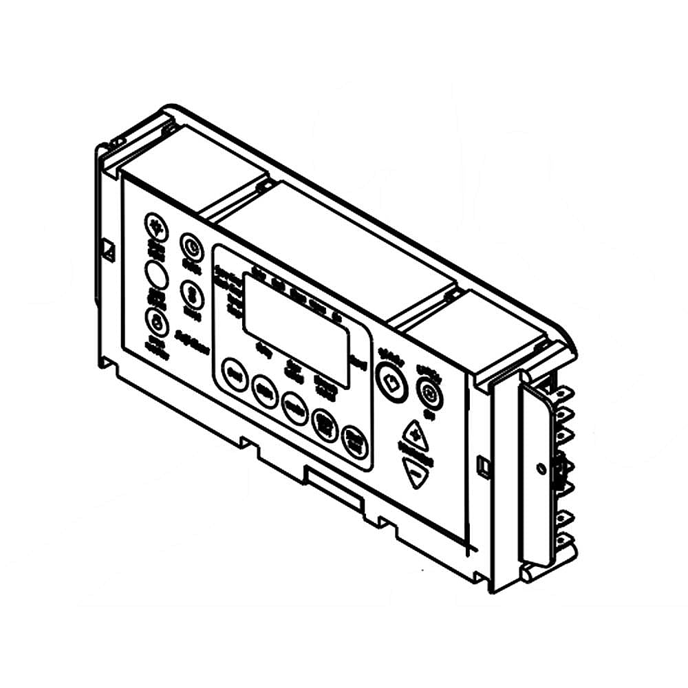 Part #w11546077, Range Oven Control Board (White) (Replaces W11316354) / 0.18 x 0.05 x 17.00