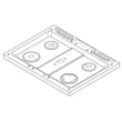 Range Main Top (black) for Whirlpool WEG750H0HB1 - Part W11548508