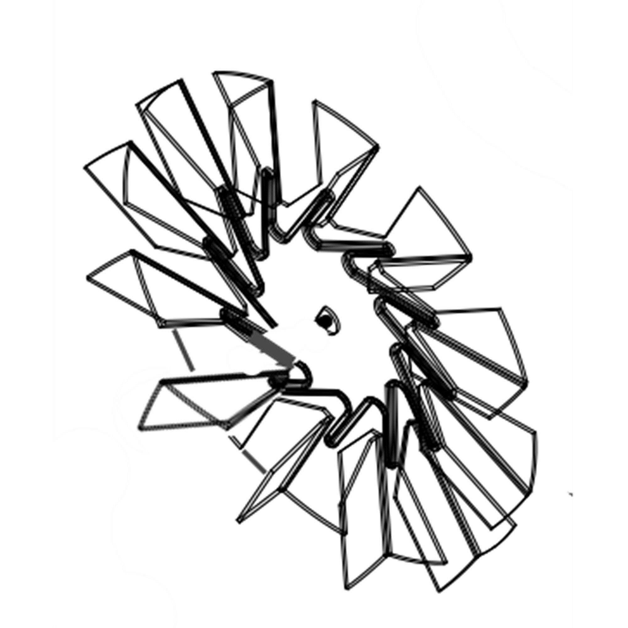 Part #w11548753, Cooking Appliance Fan Blade / 5.50 x 5.75 x 6.50