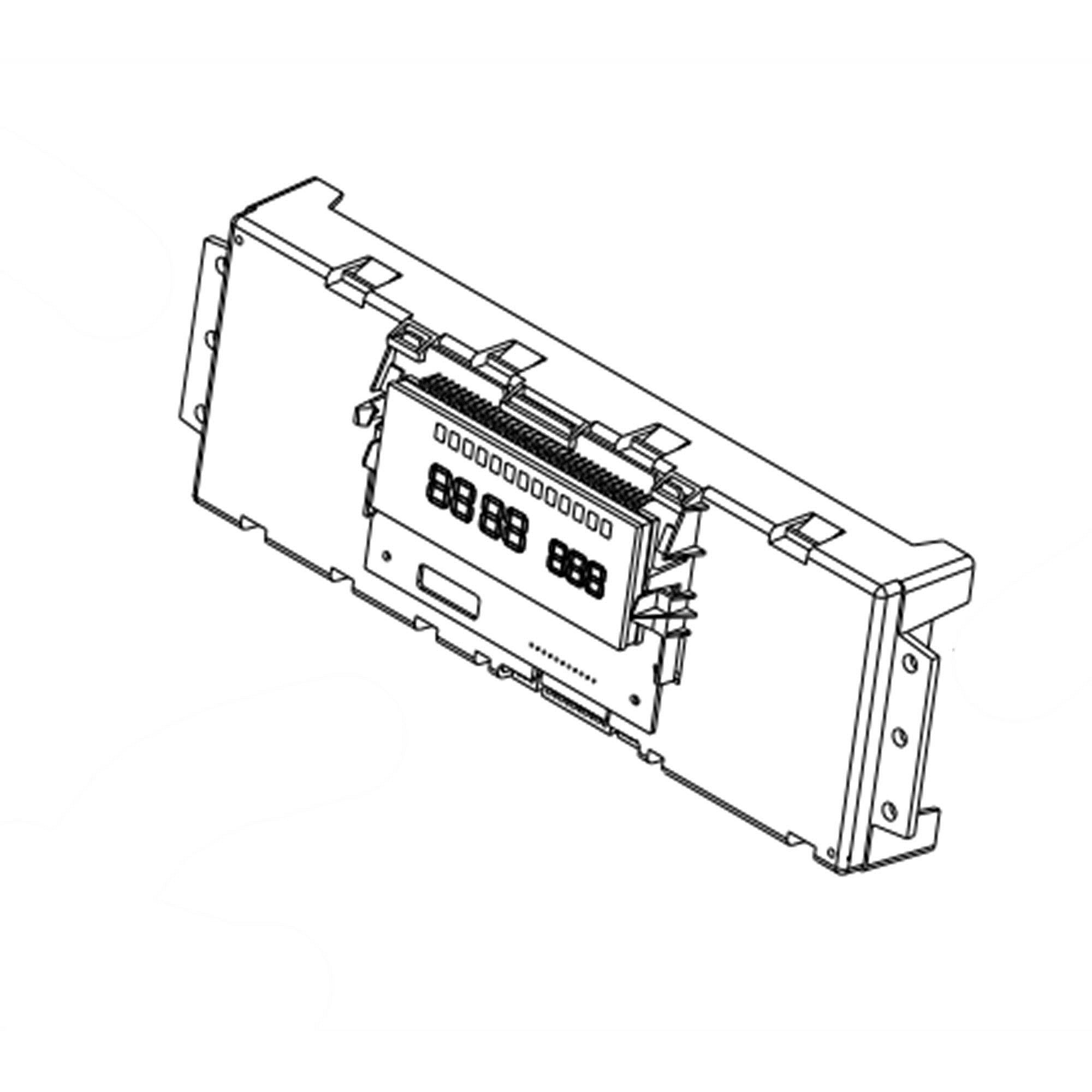 Part #w11548757, Whirlpool Range Oven Control Board | 15.25 x 7.00 x 2.50