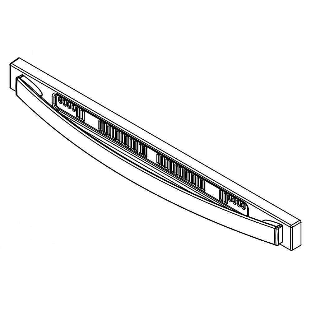 Part #w11553213, Range Oven Door Handle (Black) / 30.50 x 3.00 x 3.50