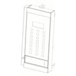Control Pane for Whirlpool UMV1170LB0 - Part W11565108