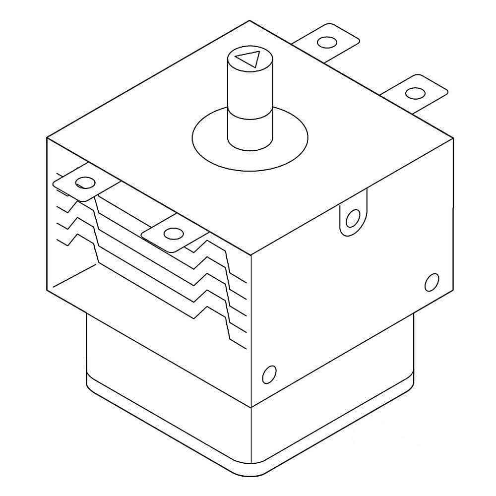 Part #w11590863, Microwave Magnetron / 7.93 x 6.75 x 6.50