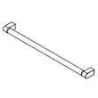 Handle, Door (black) for Whirlpool WOS52ES4MW01 - Part W11594197