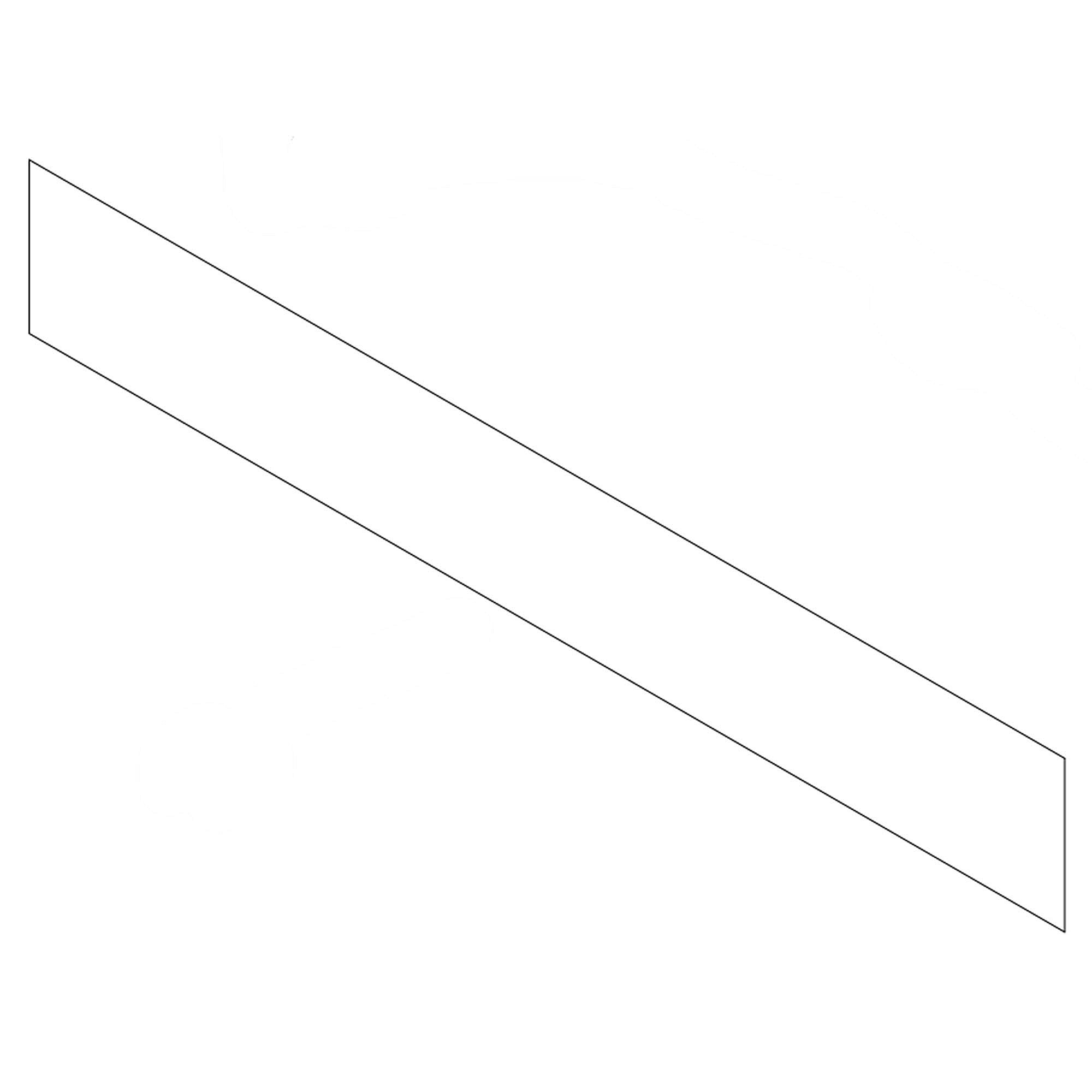 Part #w11594959, Wall Oven Trim Panel, Lower (Stainless) / 24.25 x 5.75 x 2.25