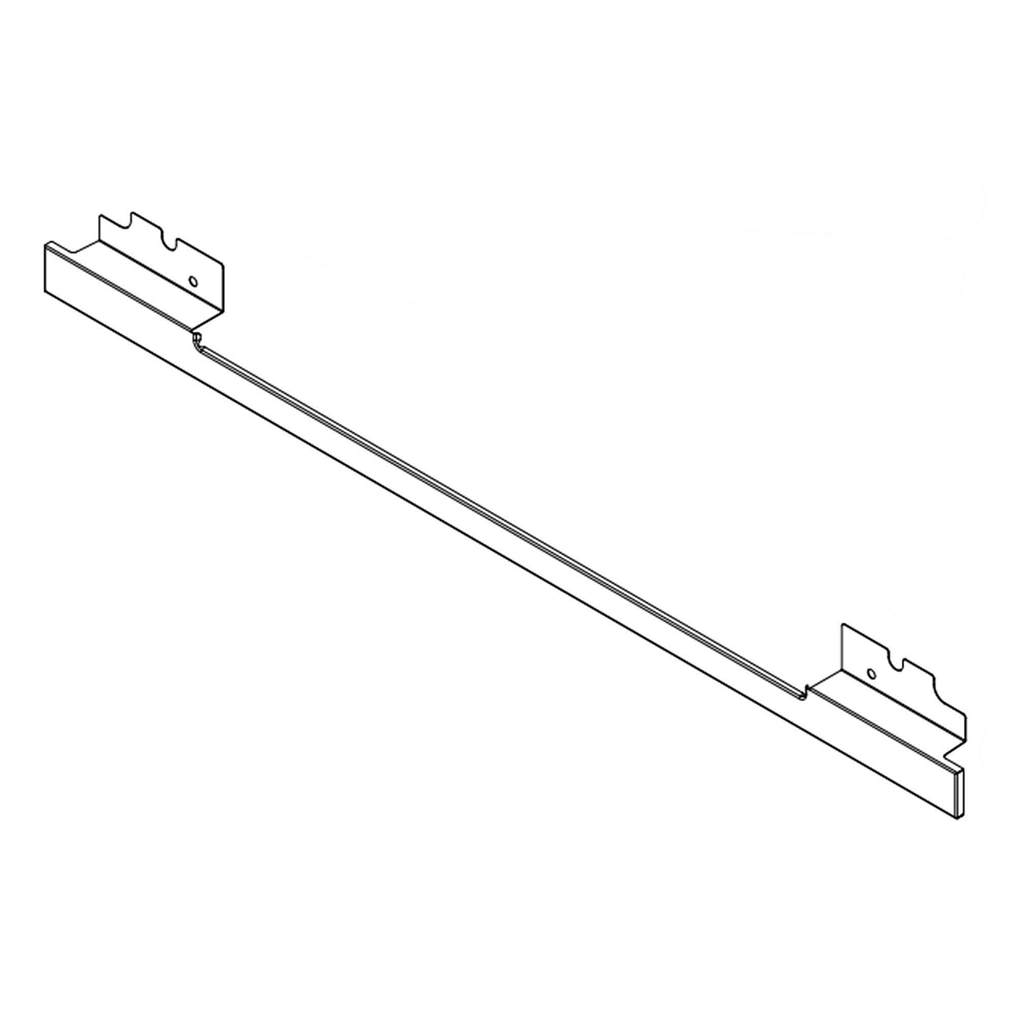 Part #w11598135, Wall Oven Vent Trim, Lower (Black) / 38.50 x 4.50 x 4.50