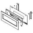 Wall Oven Microwave Door Outer Panel Assembly (stainless) for KitchenAid KOCE500EBS20 - Part W11600216