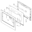 Wall Oven Door Outer Panel Assembly (black Stainless) for KitchenAid KOCE500EBS20 - Part W11600221