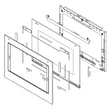 Whirlpool Wall Oven Door Outer Panel Assembly (stainless) for KitchenAid KODE900HSS20 - Part W11600222
