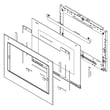 Wall Oven Door Outer Panel Assembly (white) for KitchenAid KOSE500EBS21 - Part W11600236