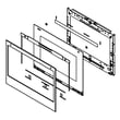 Wall Oven Door Outer Panel Assembly (stainless) for Whirlpool WOC75EC0HS22 - Part W11600322