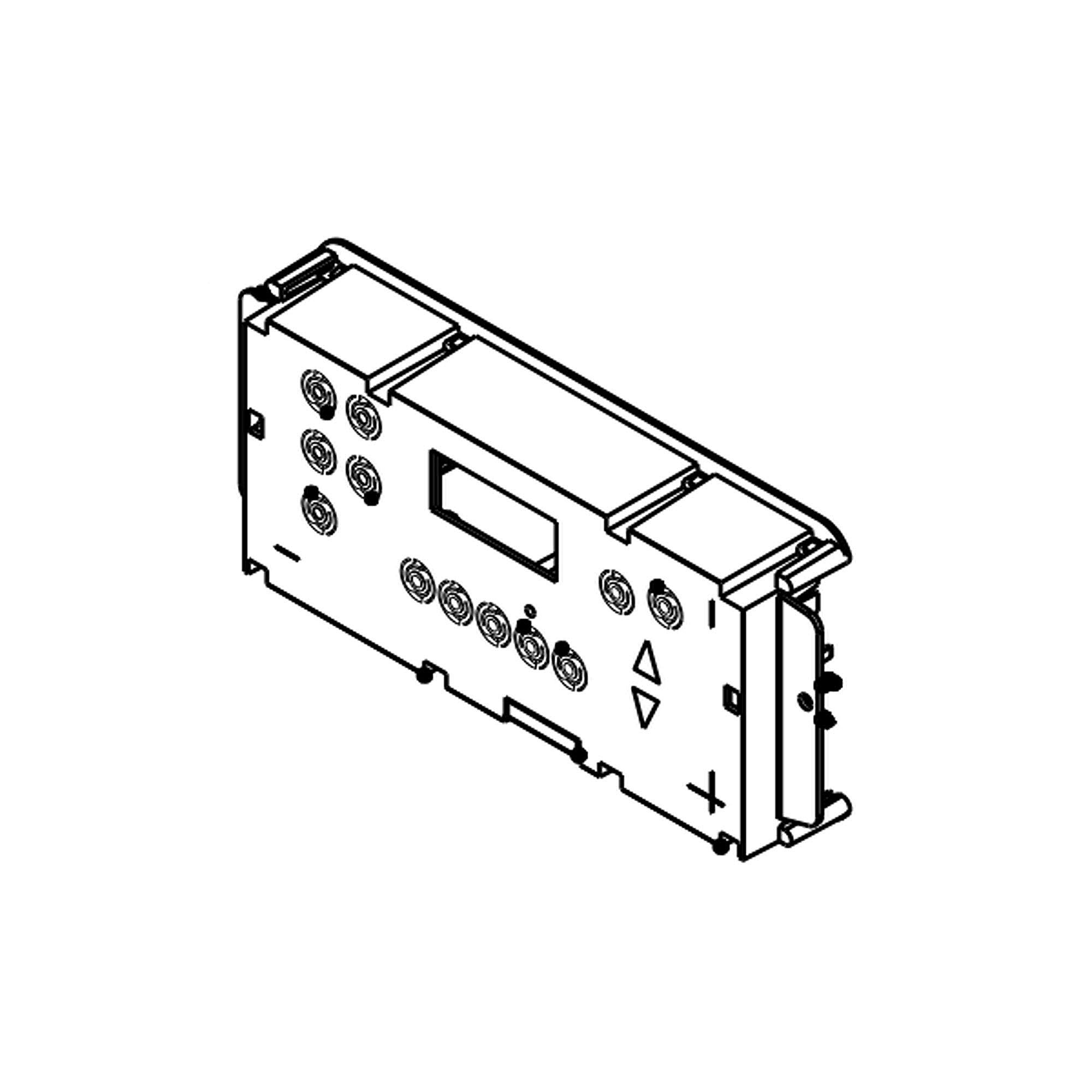 GE Part #w11620481, Whirlpool Ran Oven Control Board (Black)