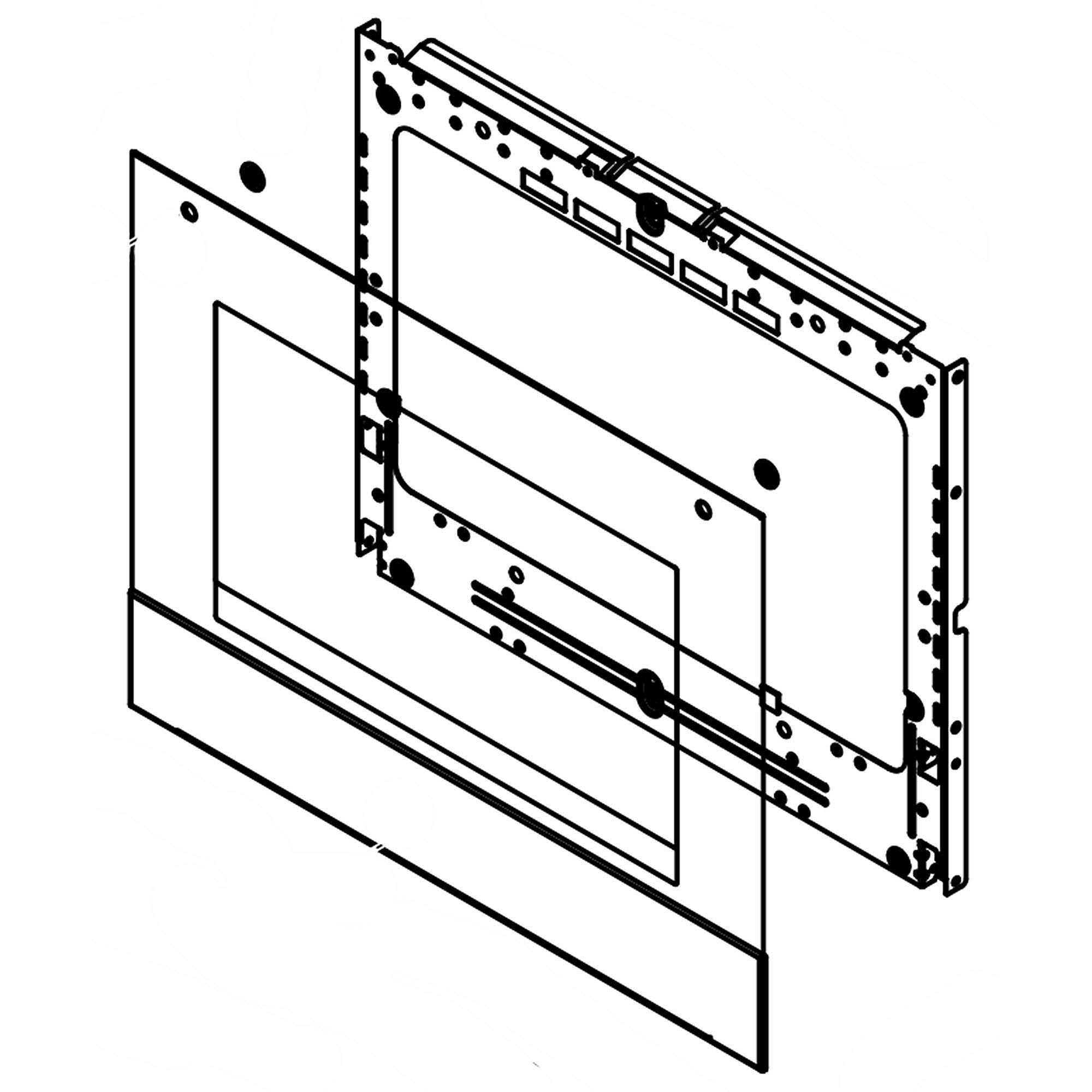 Photo of Part #w11654056, Door Kit Ass from Repair Parts Direct