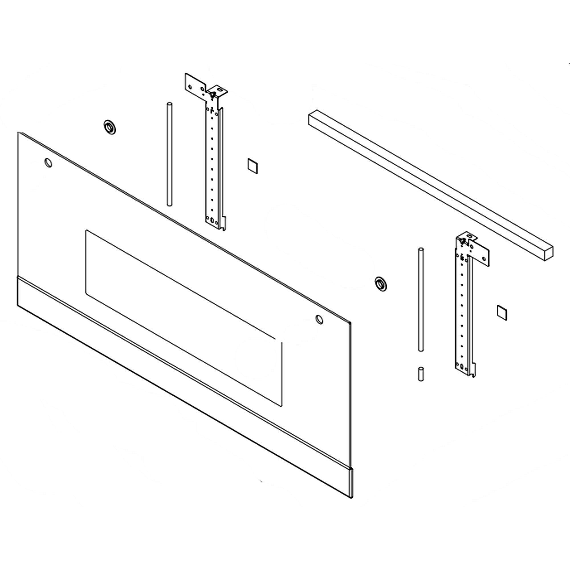 Photo of Part #w11654090, Door Kit Ass from Repair Parts Direct