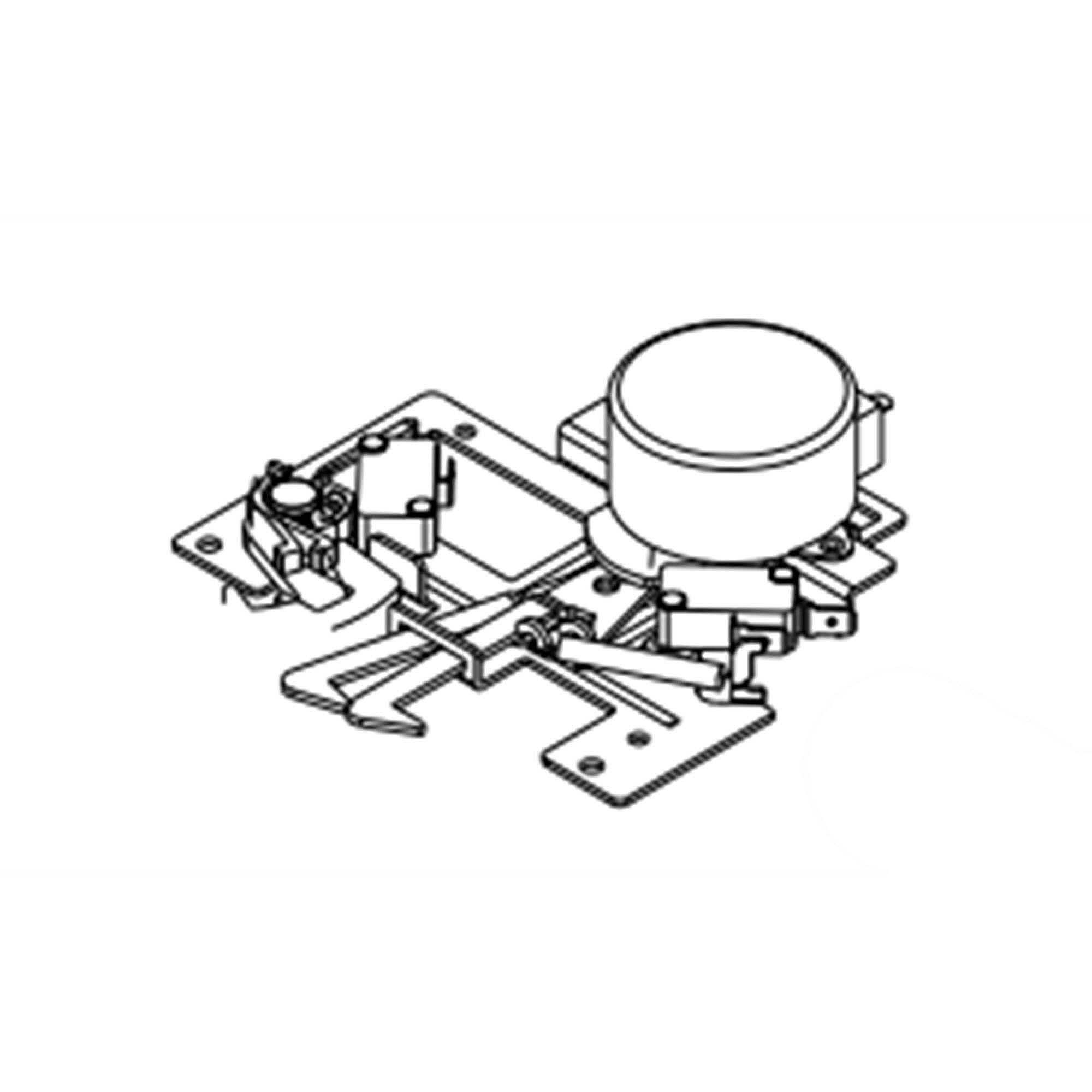 Part #w11686858, Door Latch, short Motor, 120Vac