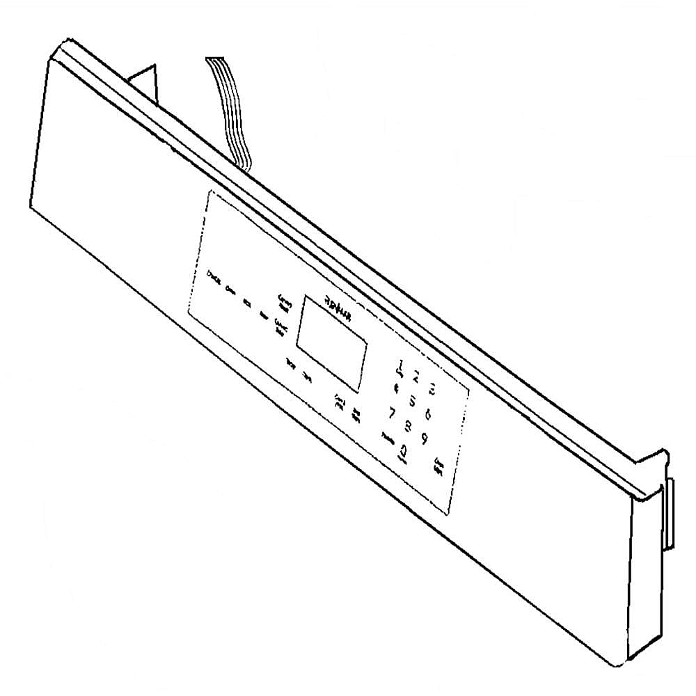 Part #wp5765M492-60, Whirlpool Wall Oven Control Panel | 33.00 x 7.50 x 5.40