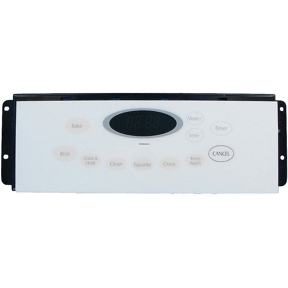 Part #wp5777M222-60, Range Oven Control Board And Overlay (White) / 15.25 x 7.00 x 2.88