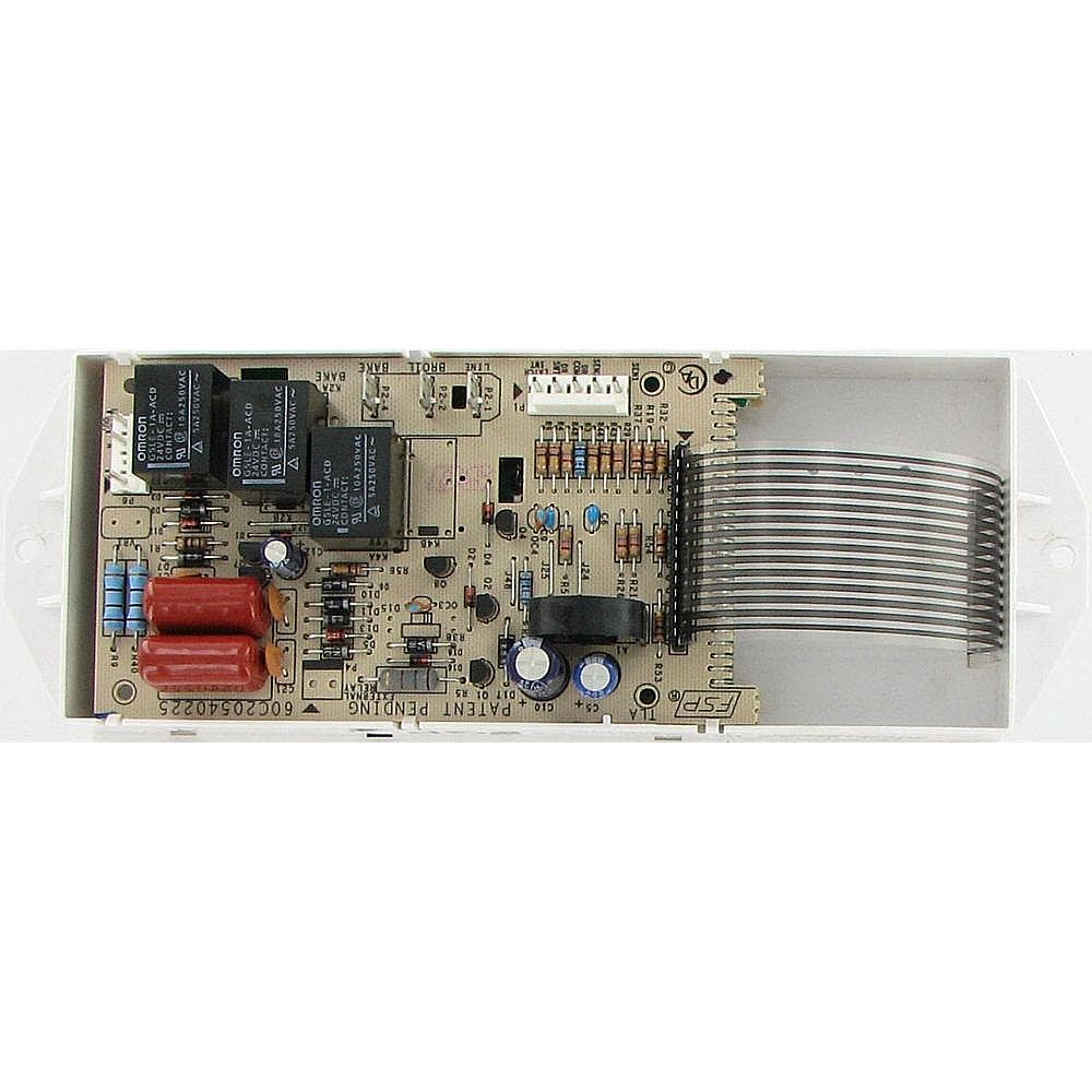 Part #wp6610321R, Refurbished Range Oven Control Board And Overlay (White) | 12.00 x 4.00 x 4.00