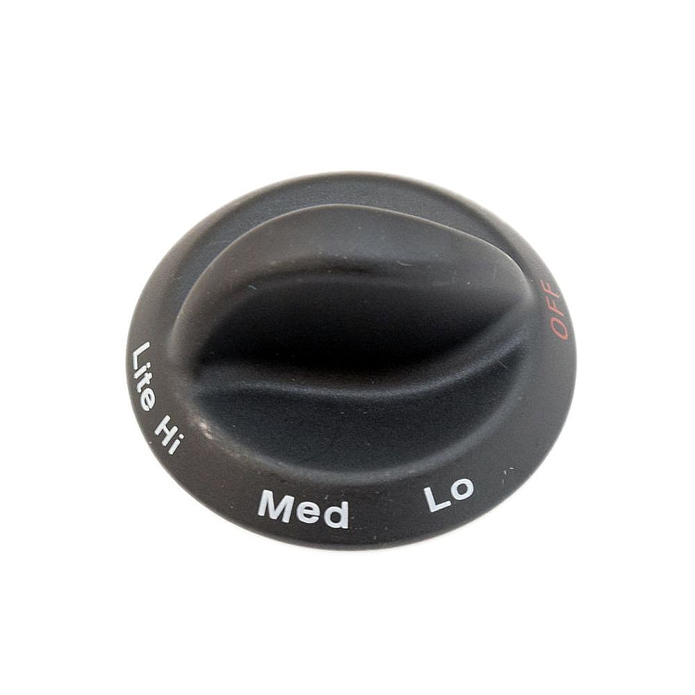 Part #wp7733P314-60, Range Surface Burner Knob (Replaces 7733P314-60) / 1.87 x 1.87 x 1.37
