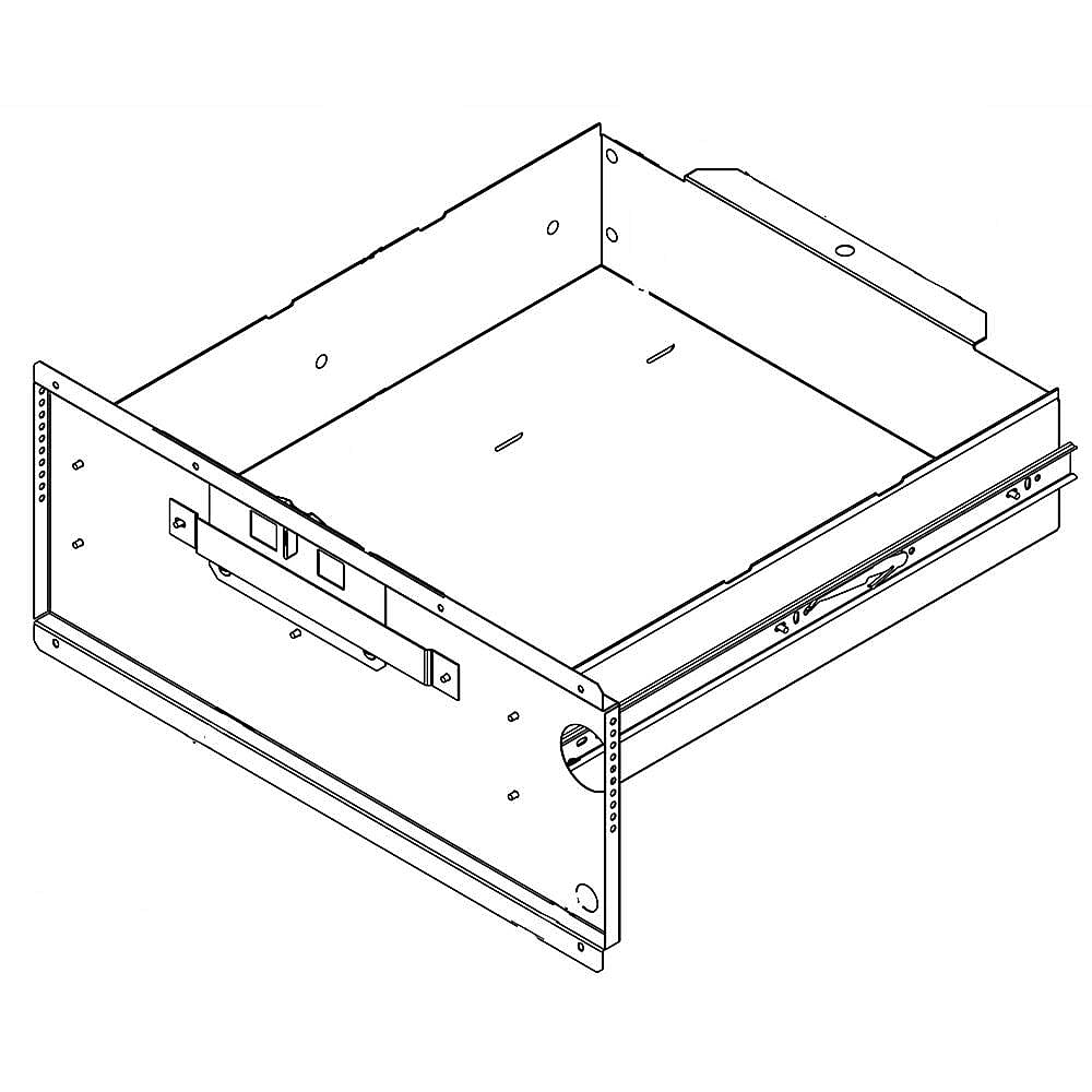 Part #wp9763646, Warming Drawer Inner Shell / 26.50 x 10.50 x 32.00