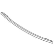 Microwave Door Handle for Whirlpool SF114PXST2 - Part WP98017790W