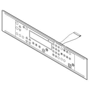 Wall Oven Membrane Switch (silver) WPW10112118