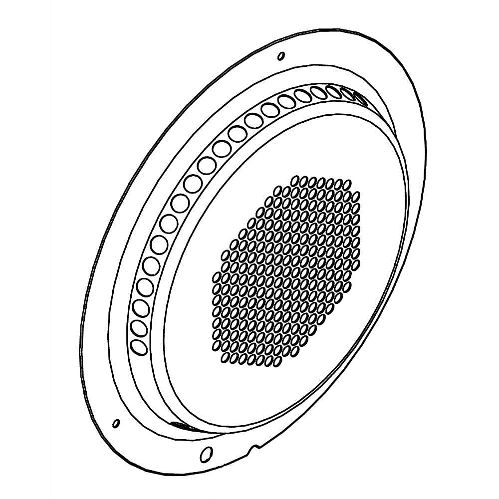 Photo of Part #wpw10160821, Cover | 14.07 x 13.82 x 1.50 from Repair Parts Direct