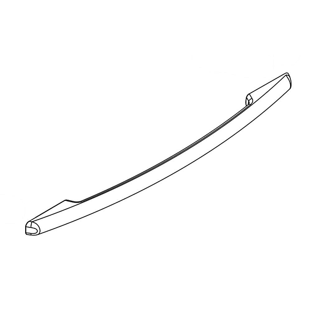 Part #wpw10171748, Range Oven Door Handle (Black) | 30.25 x 2.00 x 3.00