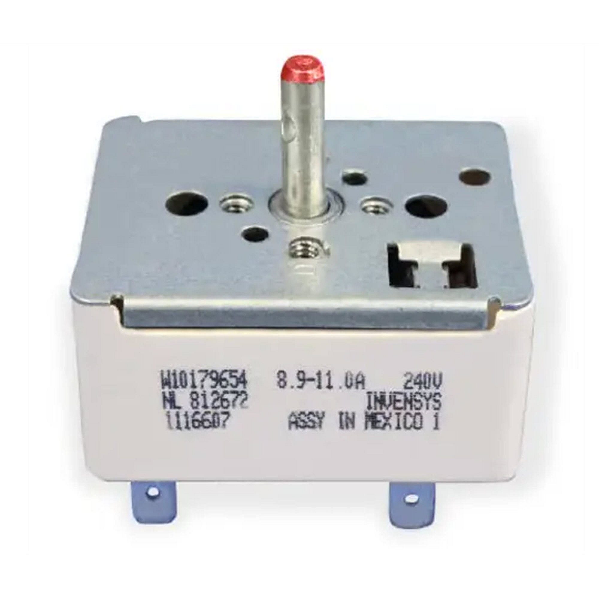 Part #wpw10179654, Range Surface Element Control Switch / 2.25 x 1.75 x 2.00