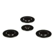 Cooktop Burner Cap Set (black) W10218223