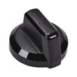 Cooktop Burner Knob (black) for Maytag MEC7430WS01 - Part WPW10244631