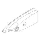 Range Oven Door Handle End Cap (Stainless)