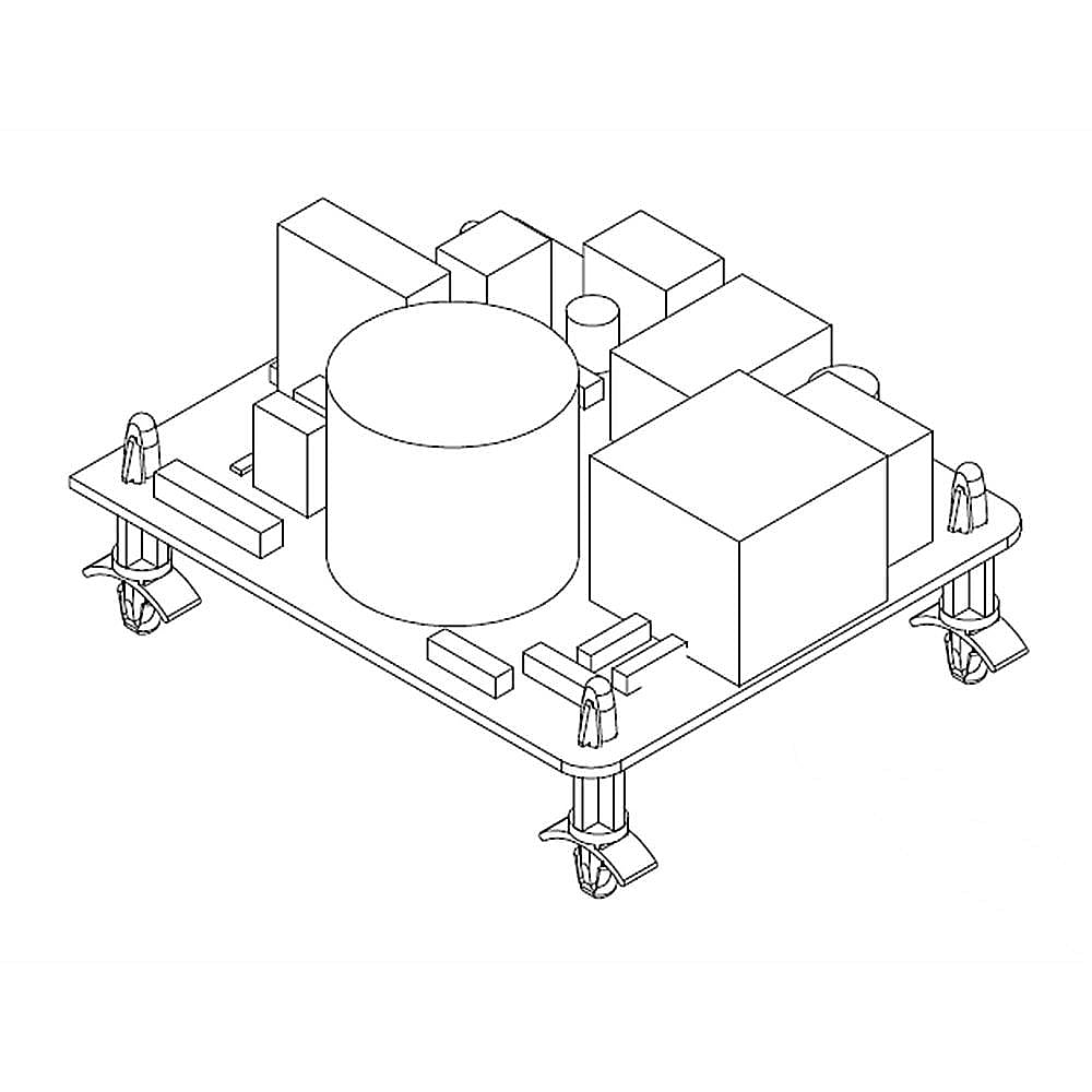 Part #wpw10260060, Cooktop And Wall Oven Power Supply Board (Replaces W10260060) / 4.50 x 4.75 x 3.63