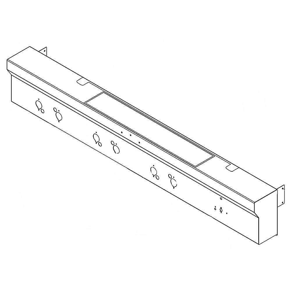 Part #wpw10284667, Range Surface Burner Manifold Panel / 10.19 x 5.57 x 48.00