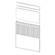 Downdraft Vent 36-inch Model Grease Filter And Frame Assembly WPW10287462