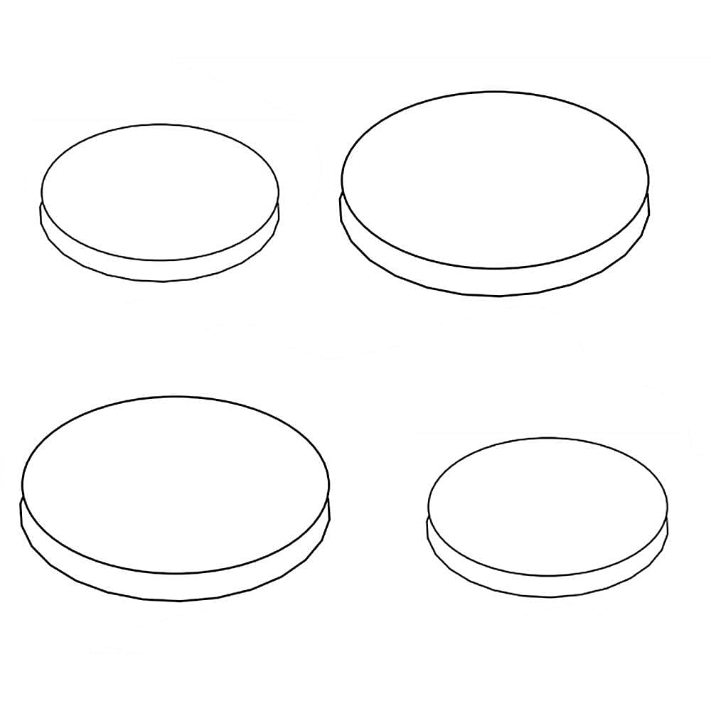 Part #wpw10299236, Range Surface Burner Cap | 3.00 x 1.00 x 1.00