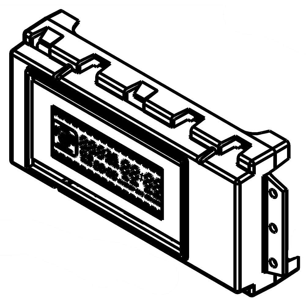 Part #wpw10317350, Whirlpool Wall Oven Microwave Display Board / 6.00 x 5.25 x 6.50