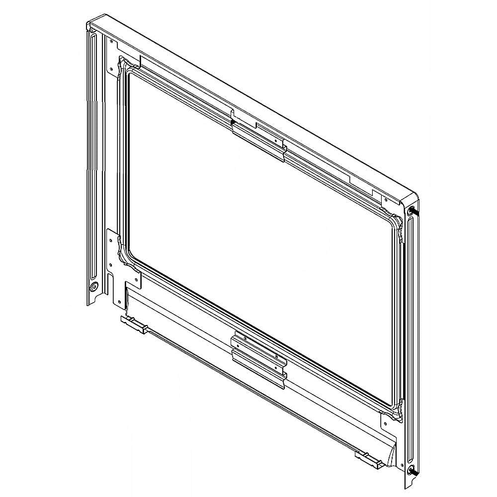 Part #wpw10320793, Wall Oven Door Liner / 23.32 x 3.38 x 34.69
