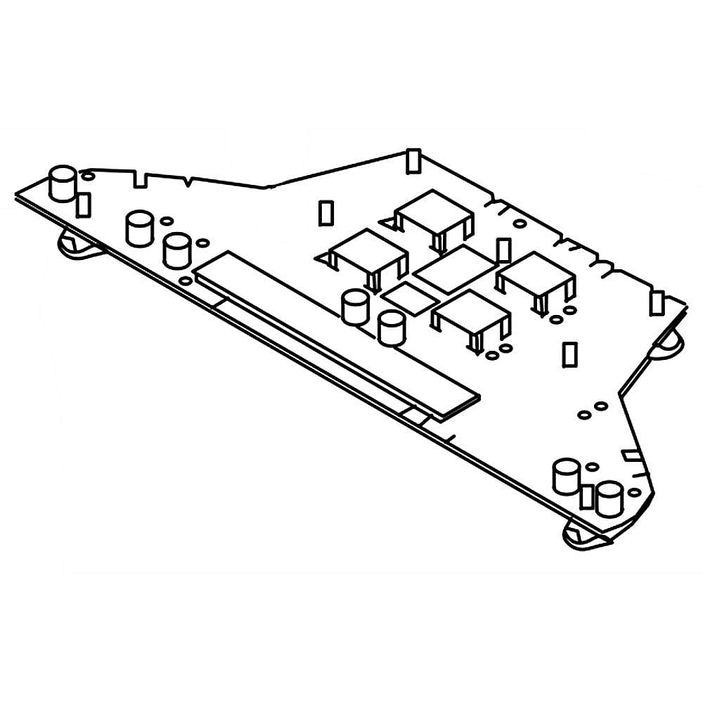 Part #wpw10328453, Cooktop Display Board / 9.50 x 4.00 x 0.05