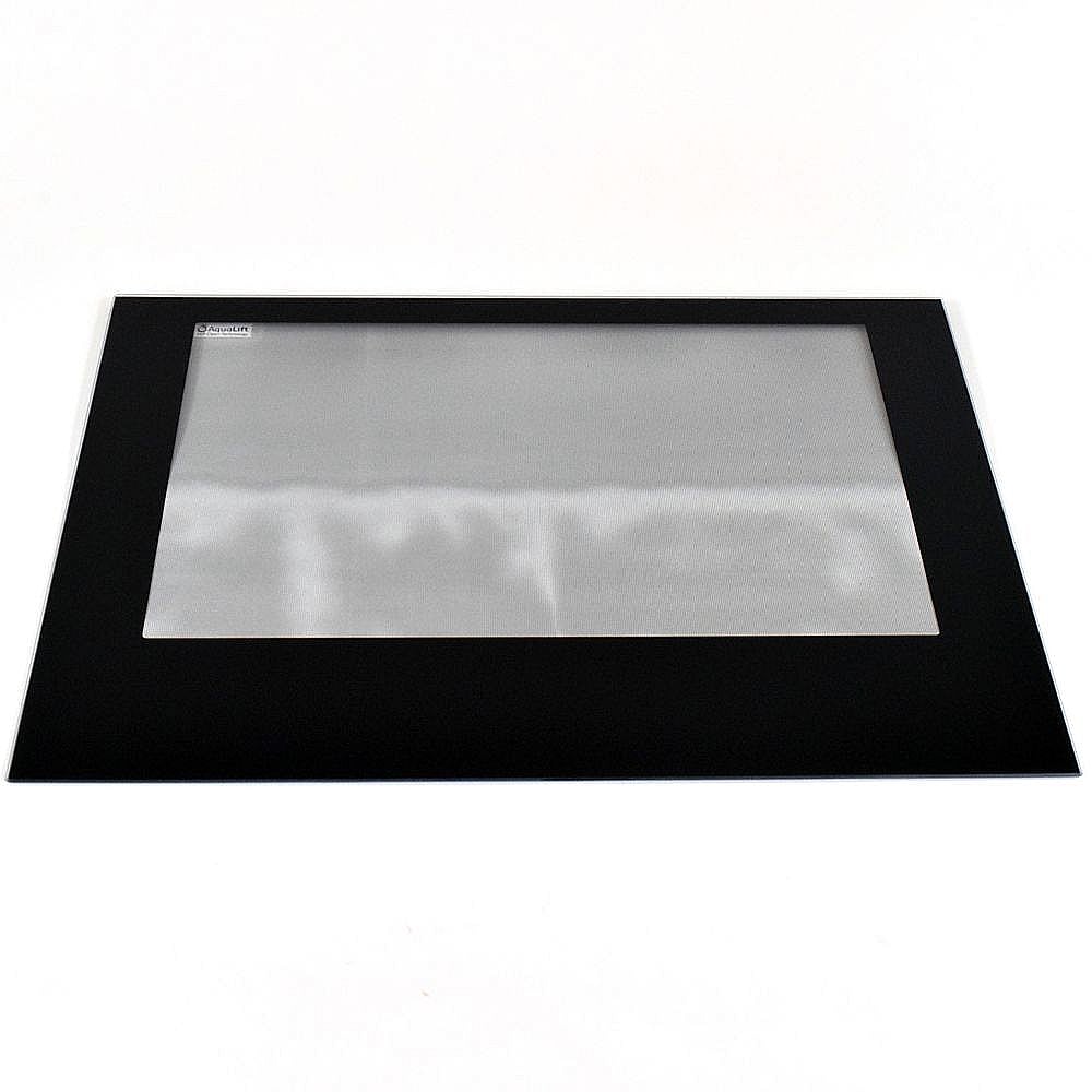 Photo of Range Oven Door Outer Panel Assembly (Black) from Repair Parts Direct