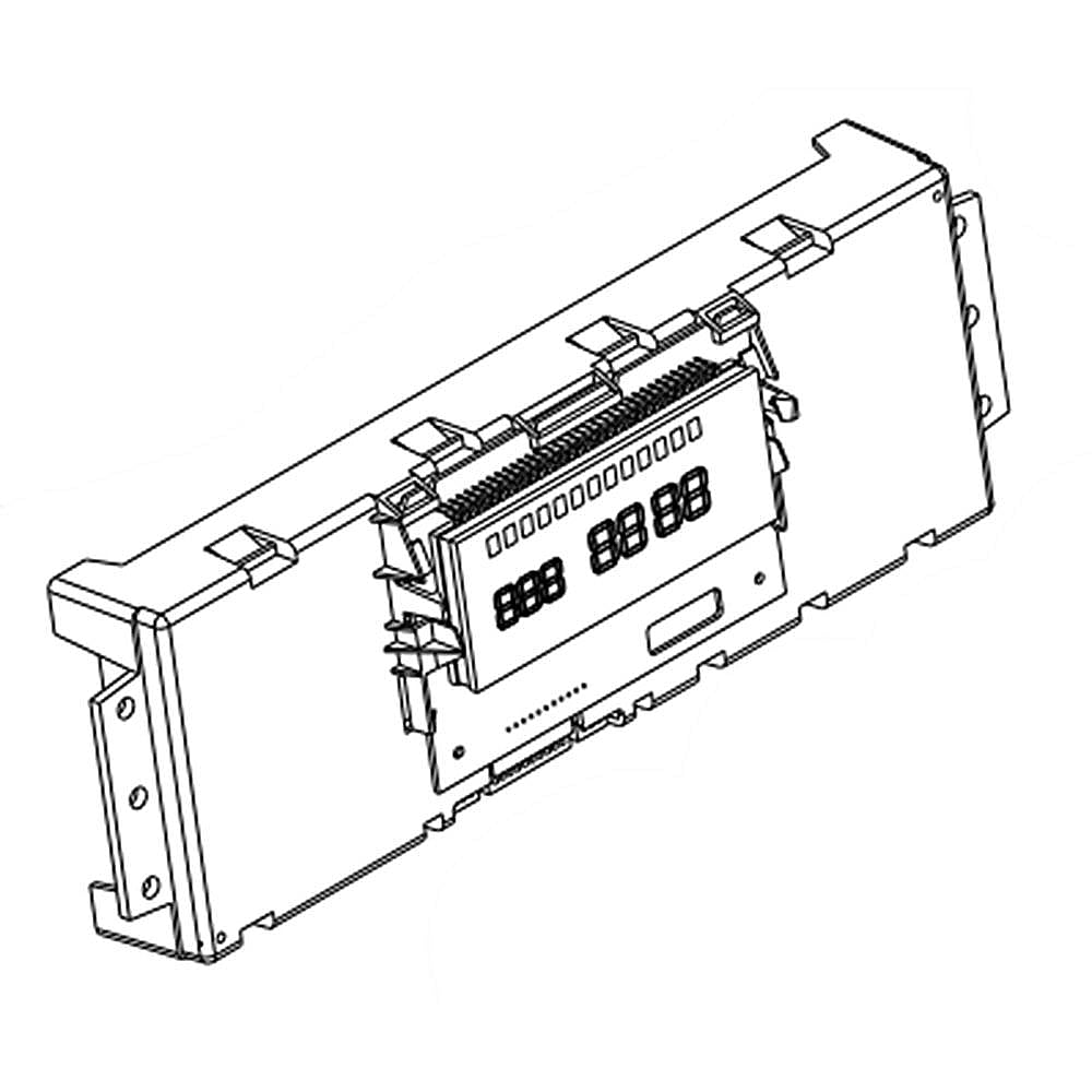 Part #wpw10340323, Whirlpool Range Oven Control Board (Replaces W10340323) / 13.50 x 6.82 x 2.63
